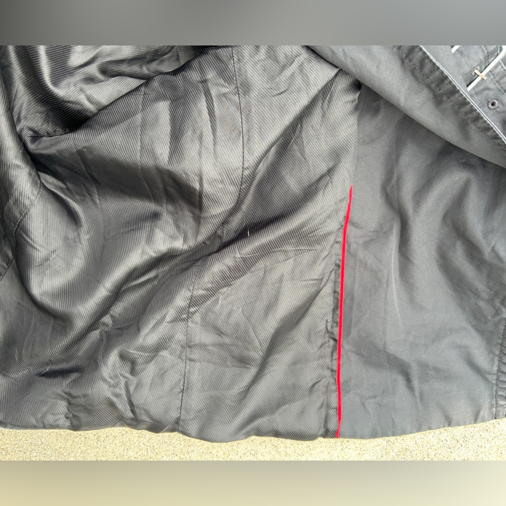 Banana Republic Classic Black Trench Coat Women Size Small - Picture 11 of 12